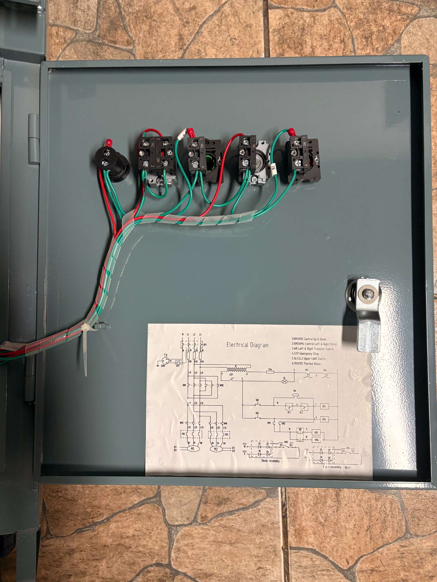 Tablero Eléctrico / Cuadro de Mandos Centralizado 380V - Vista 3