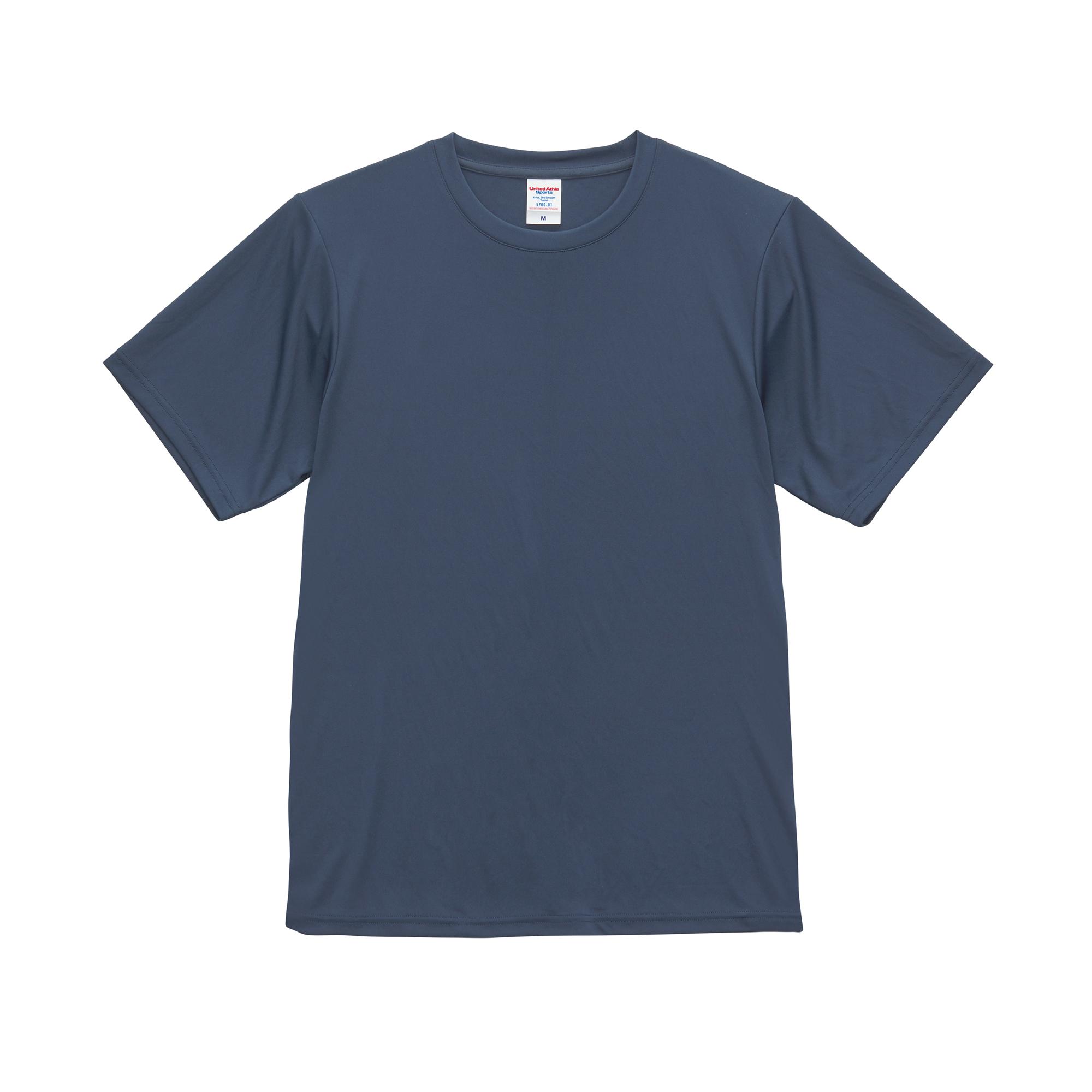 MAD TOMMY【STITCHED】 グレイッシュブルー ホワイト embroidery