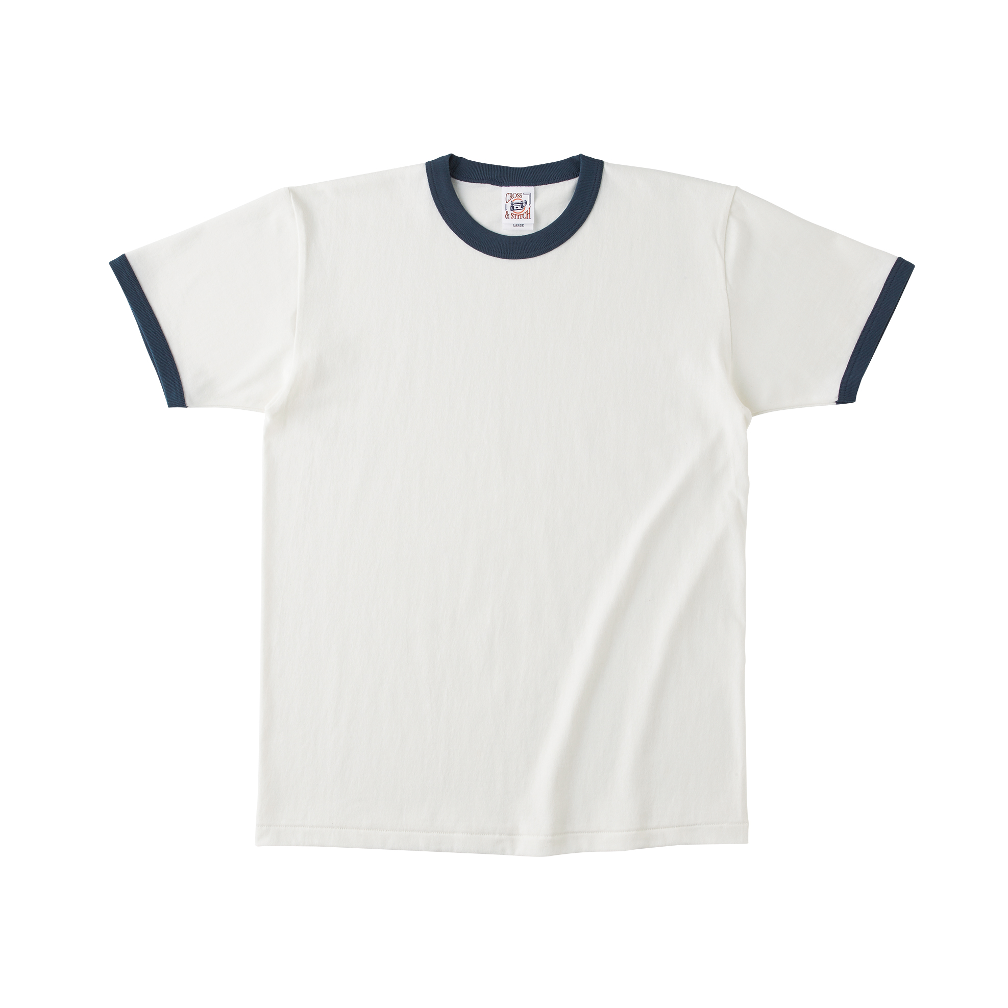 MAD TOMMY【STITCHED】 ナチュラル×デニム ホワイト embroidery
