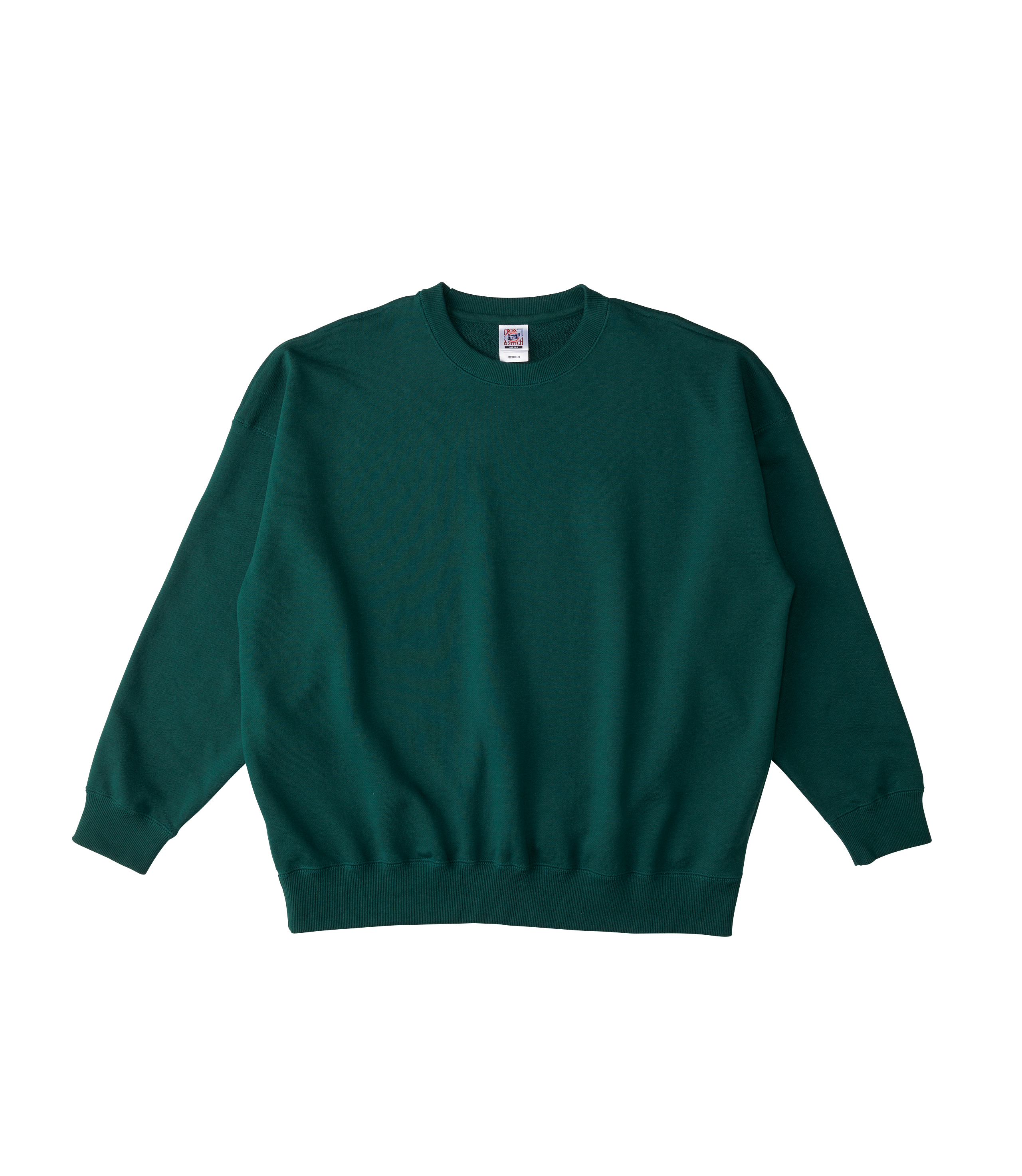 MAD TOMMY【STITCHED】 Dグリーン ホワイト embroidery