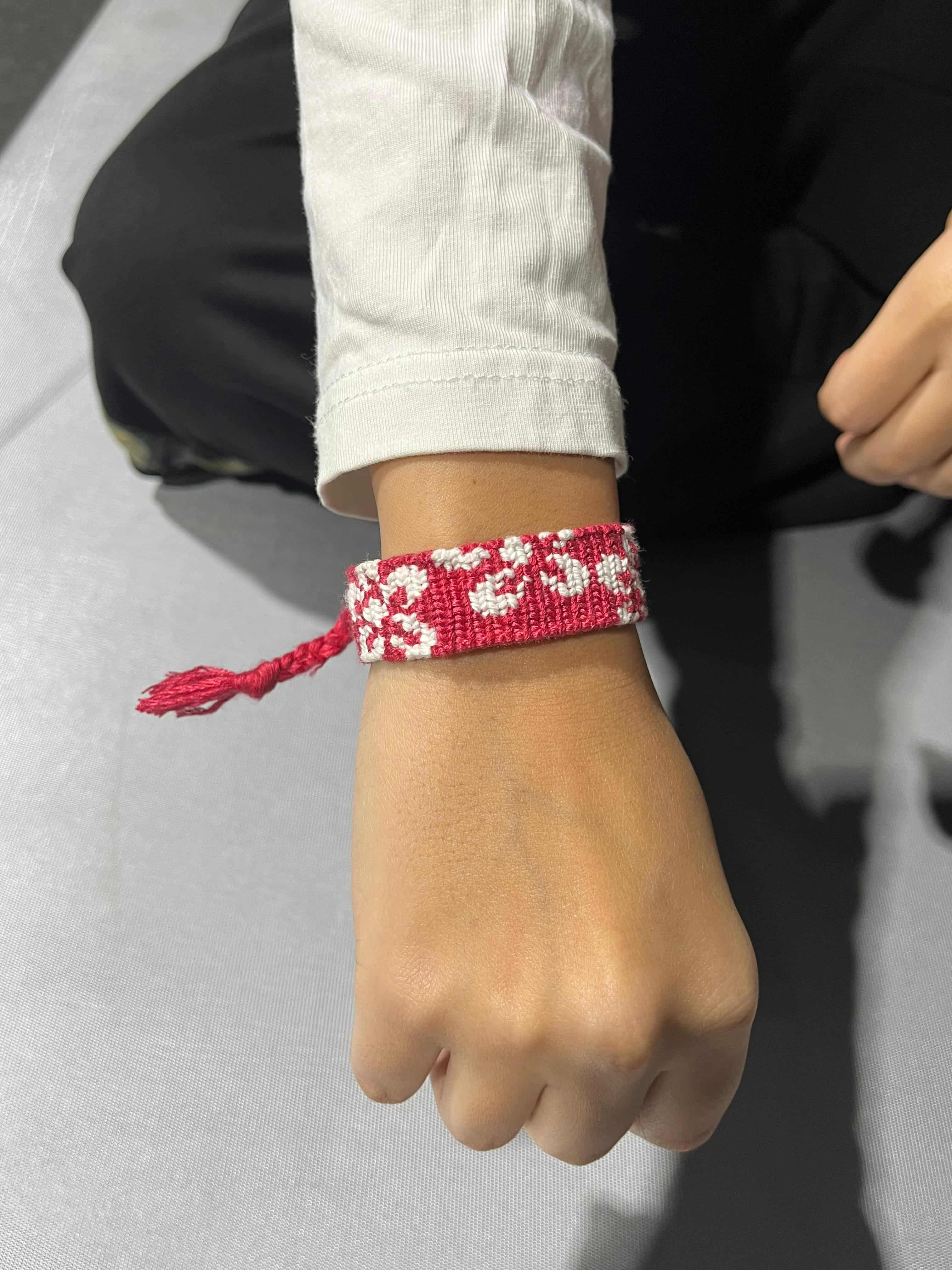 hibiscus flower bracelet 