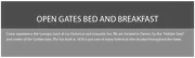 Open Gates Bed and Breakfast logo