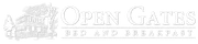 Open Gates Bed and Breakfast logo