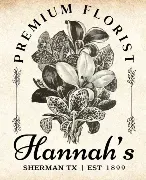 Hannah's Florist logo