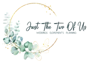 Just the Two of Us Wedding Services logo