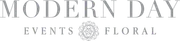 Modern Day Events & Floral logo