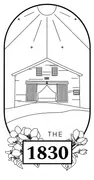 The 1830 Wedding Barn logo