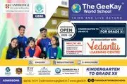 The Geekay World School (TGWS) logo