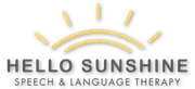 Hello Sunshine Speech and Language Therapy logo