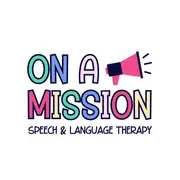 On a Mission Speech and Language Therapy logo