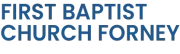 First Baptist Church Forney logo