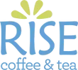 RISE coffee & tea logo