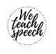 We Teach Speech logo