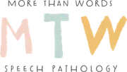 More Than Words Speech Pathology, PLLC logo