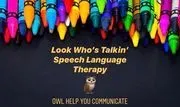 Look Who's Talkin' Speech Language Therapy logo