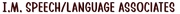 IM Speech/Language Associates logo