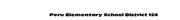 Peru Elementary School District 124 logo