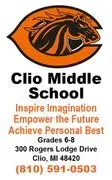 Clio Middle School logo