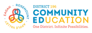 District 196 Community Education logo