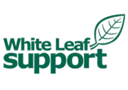 White Leaf Support logo