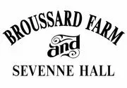 Broussard farm / Sevenne Hall logo