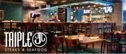 Triple J Steaks & Seafood logo