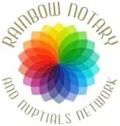 Rainbow Notary & Nuptials logo