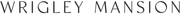 The Wrigley Mansion logo