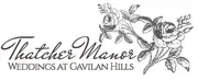 Thatcher Manor Garden Weddings logo