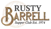 Rusty Barrell Supper Club logo