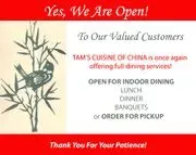 Tam's Cuisine of China logo