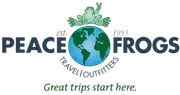 Peace Frogs Travel/Outfitters logo
