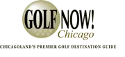 GOLF NOW! Chicago, Chicagoland's Premier Golf Destination Guide logo
