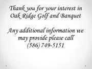 Oakridge Golf Club image 2