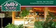 Julie's Cafe & Catering logo