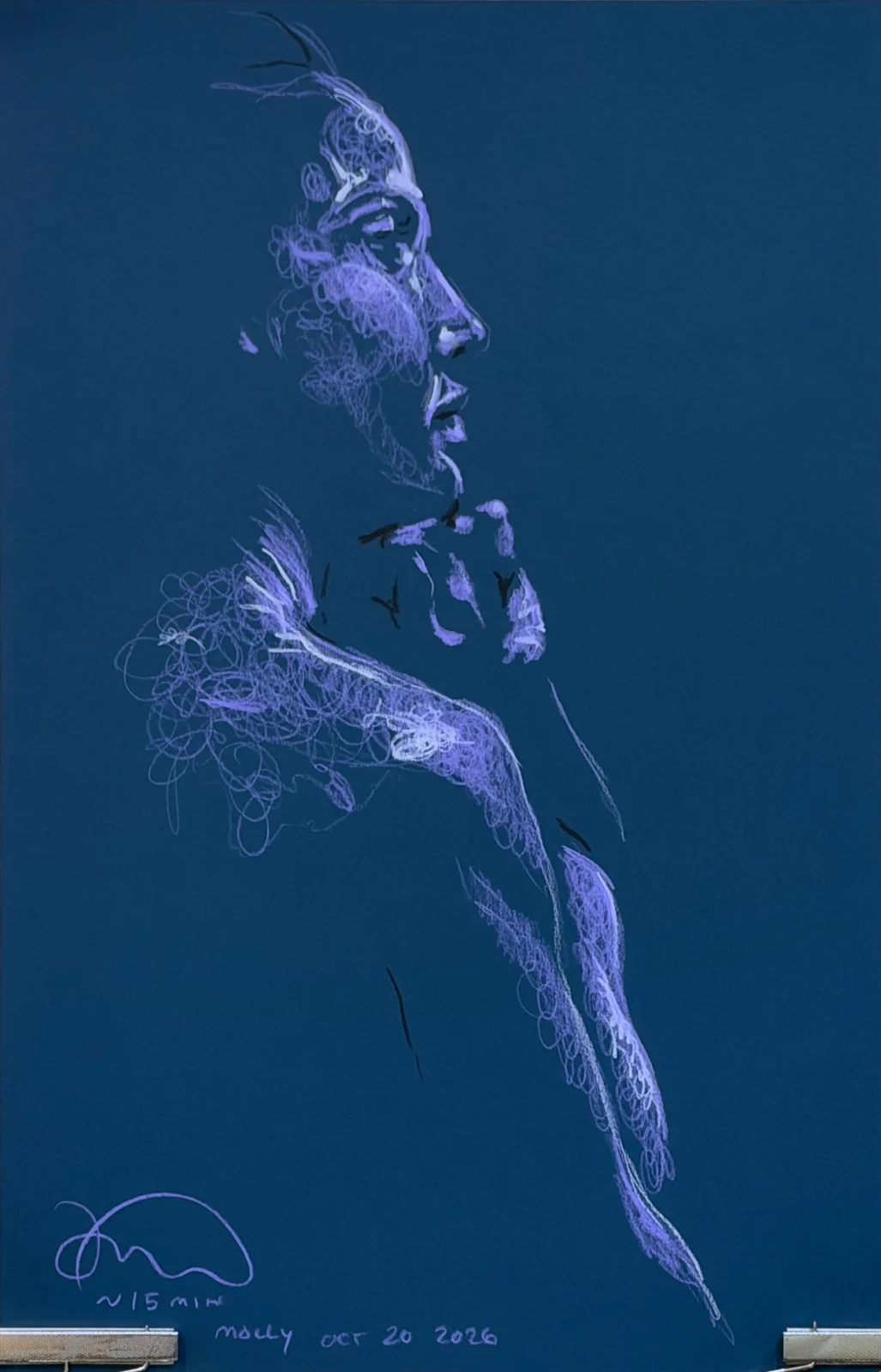Portrait, side view by Riley Adamson