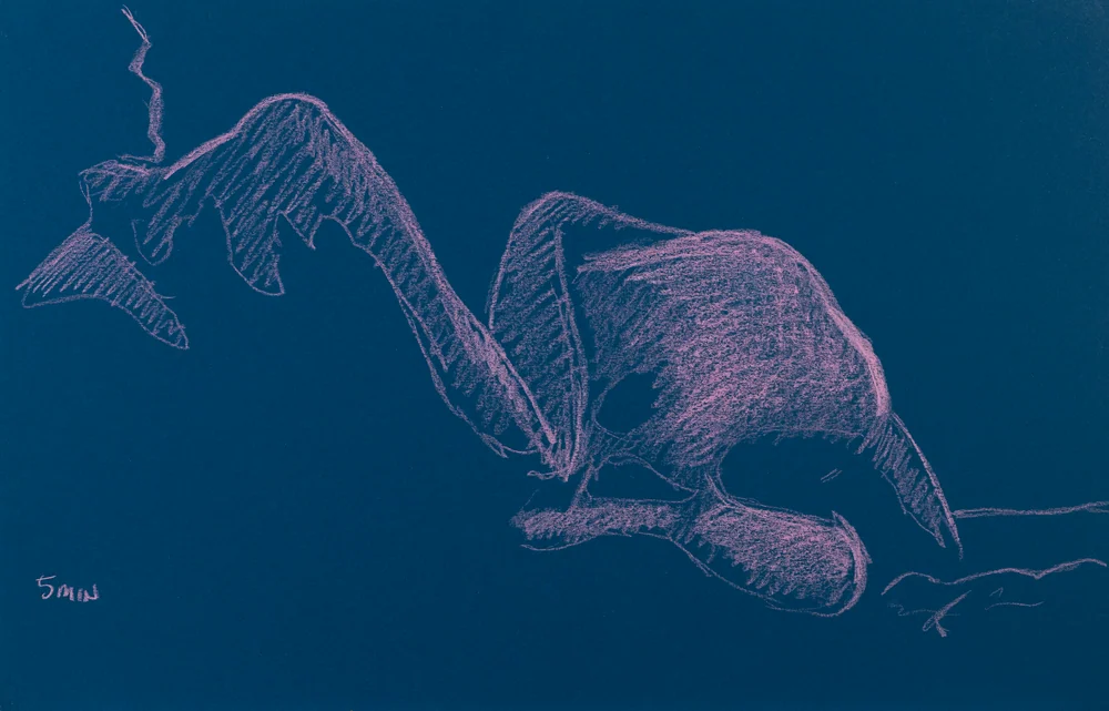 Lying-side figure, side view by Riley Adamson