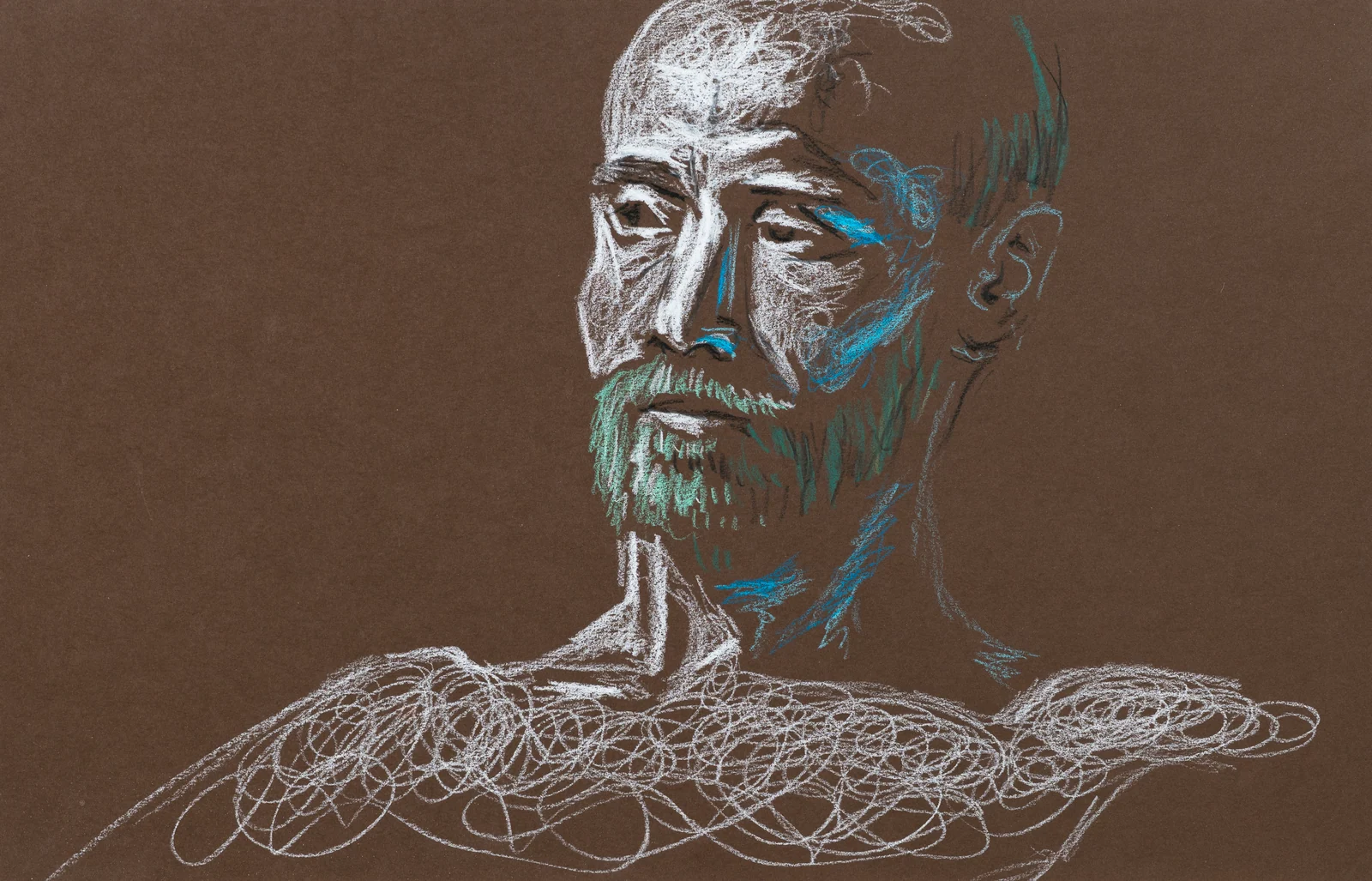 Figure drawing, front view by Riley Adamson
