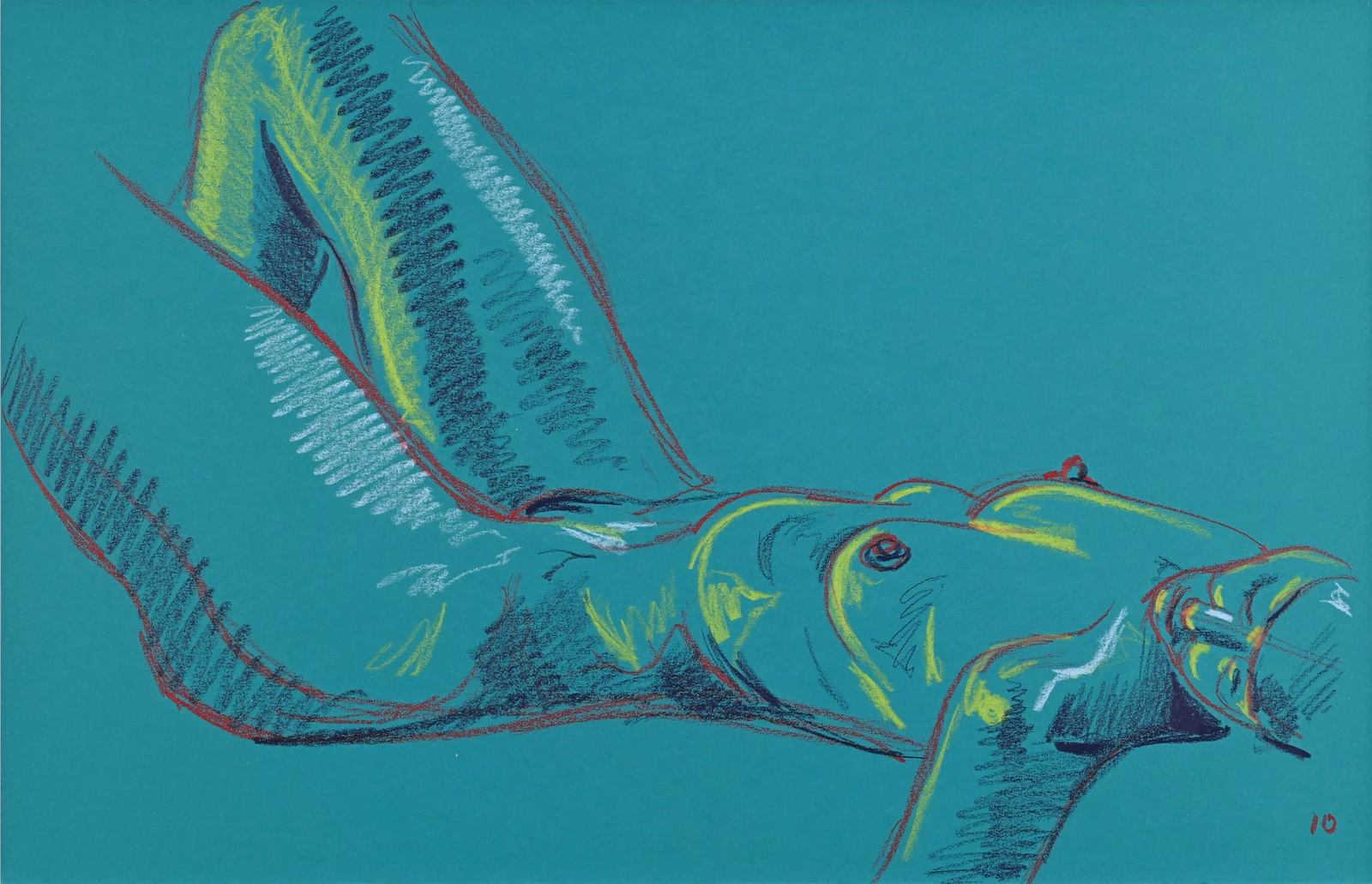 Lying-side figure, side view by Riley Adamson