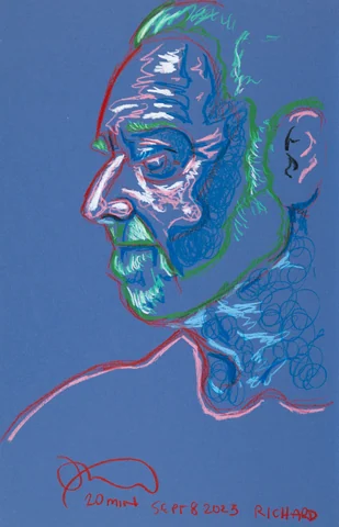 Figure drawing, side view