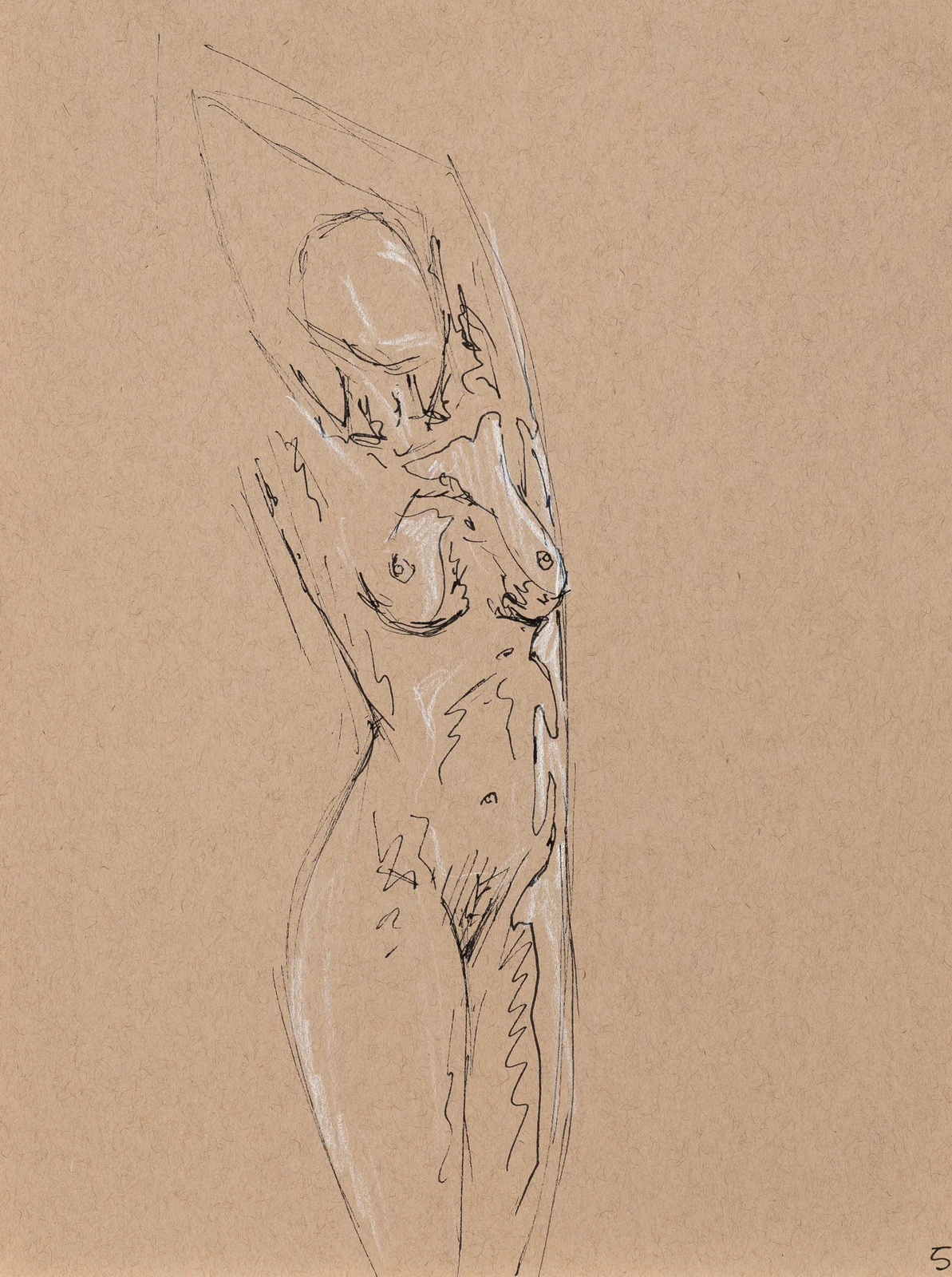 Standing figure, front view by Riley Adamson