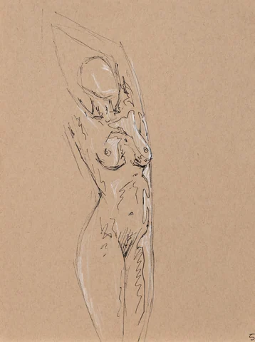 Standing figure, front view by Riley Adamson