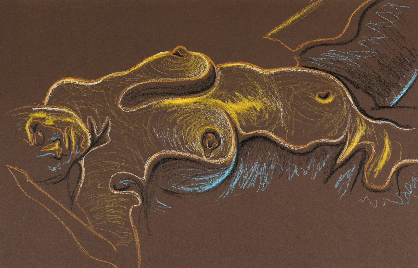 Lying-side figure, side view by Riley Adamson