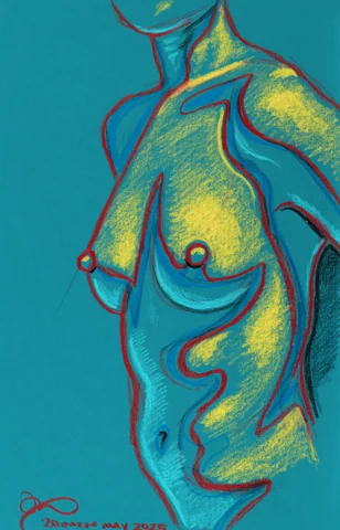 Standing figure, front view by Riley Adamson