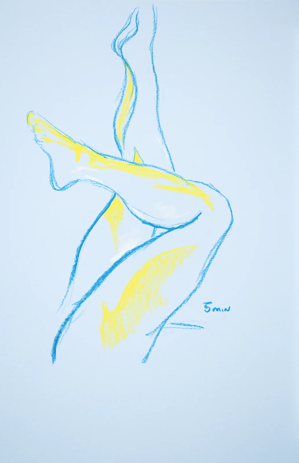 Lying-supine figure, side view by Riley Adamson