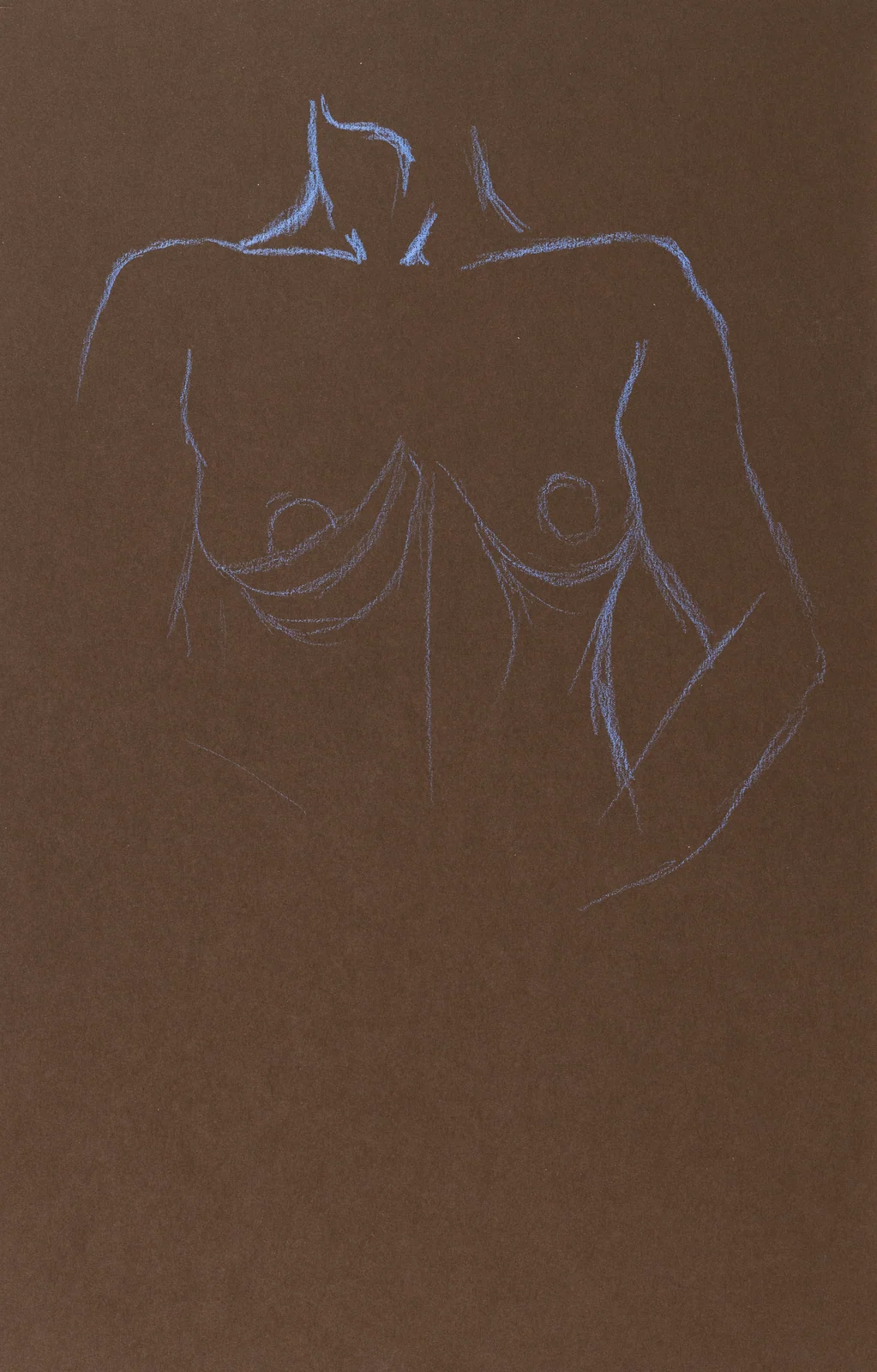 Standing figure, front view by Riley Adamson