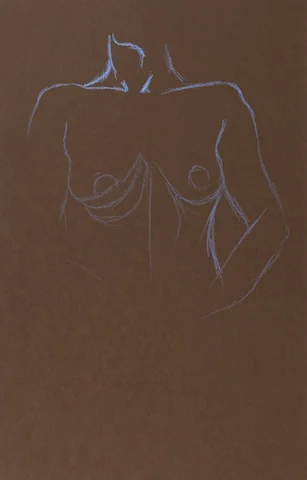 Standing figure, front view by Riley Adamson