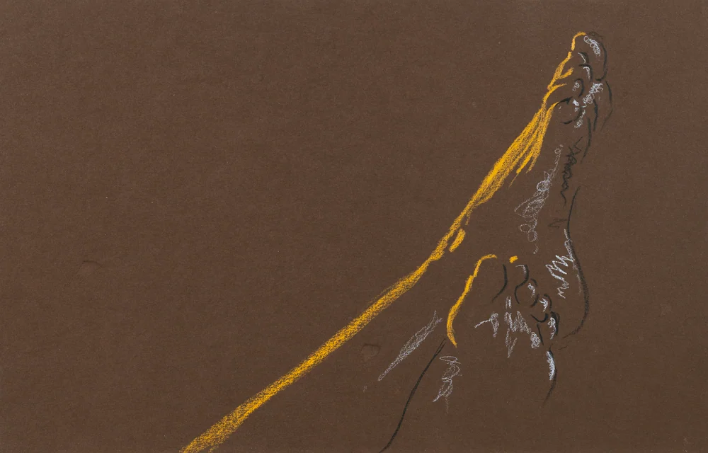 Lying-supine figure, side view by Riley Adamson