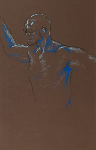 Figure drawing, front view by Riley Adamson
