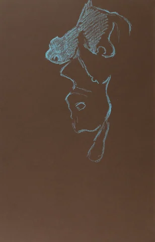 Figure drawing, front view by Riley Adamson